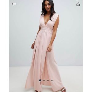 Pleated Maxi Dress